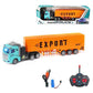 1:48 RC High-Speed Container Truck – Rechargeable Remote Control Semi Truck with Lights